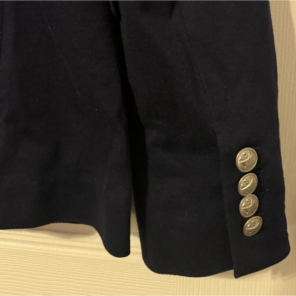 Ralph Lauren Navy Blazer with Embroidered Crest - Size 12 - Picture 7 of 7